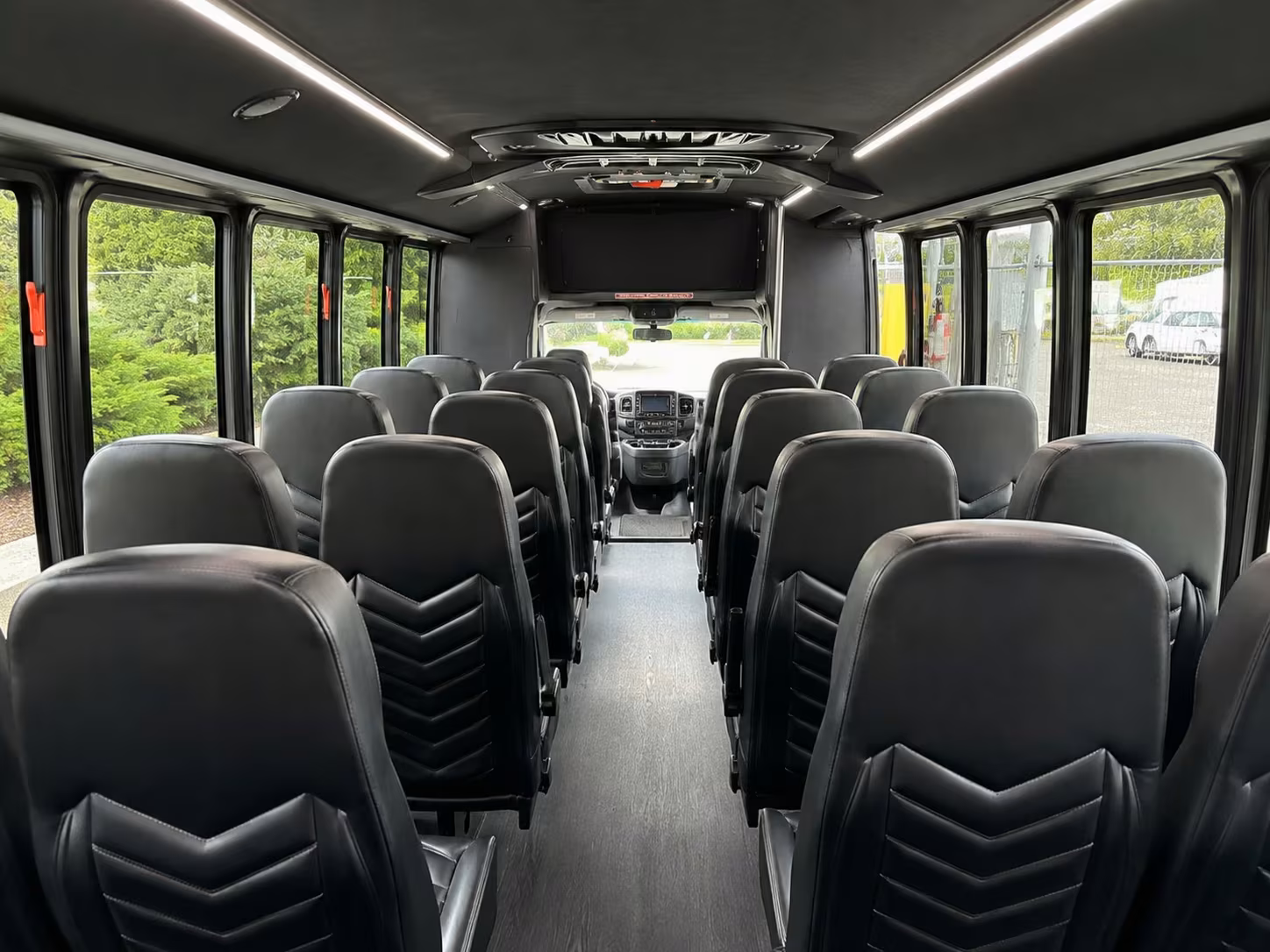 20 passenger minibus interior