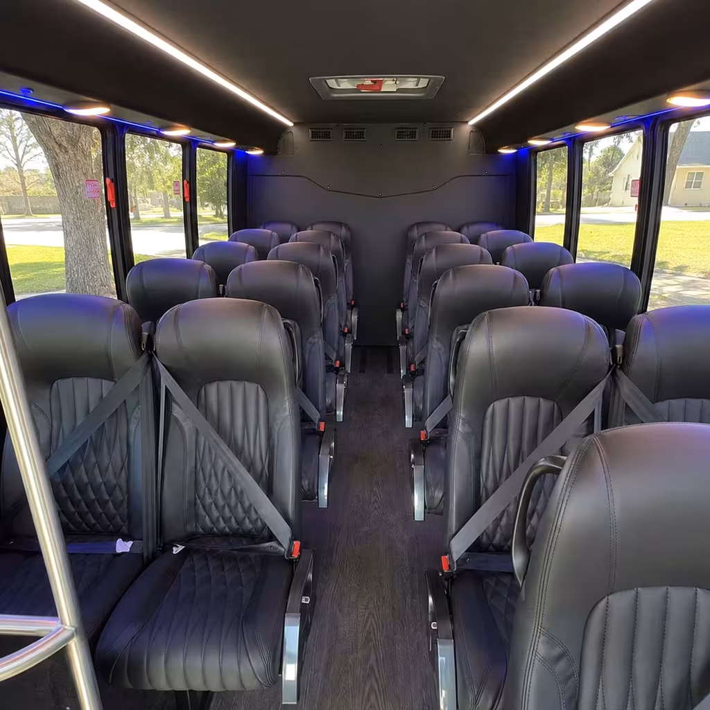 28 passenger minibus inside