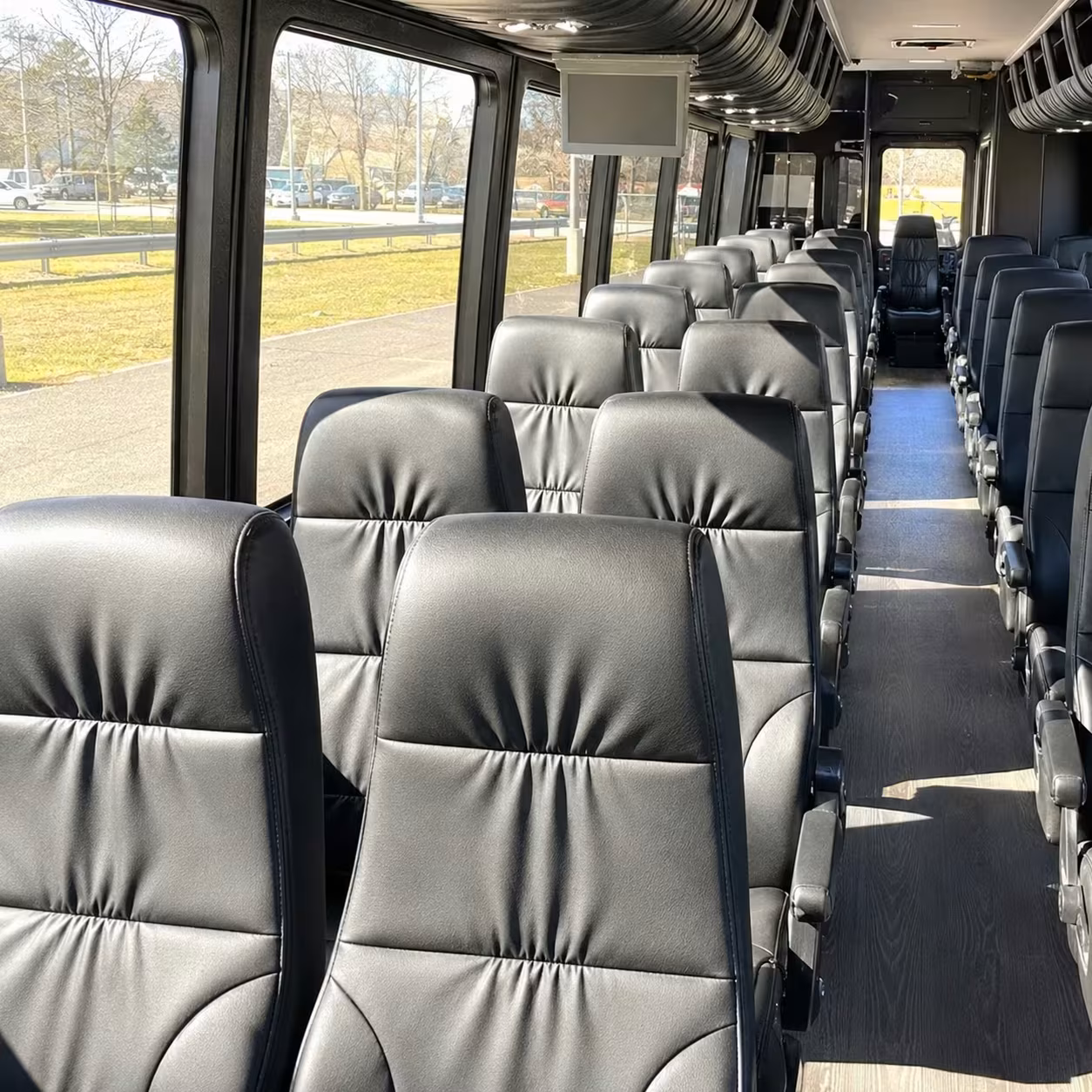 35 passenger minibus interior