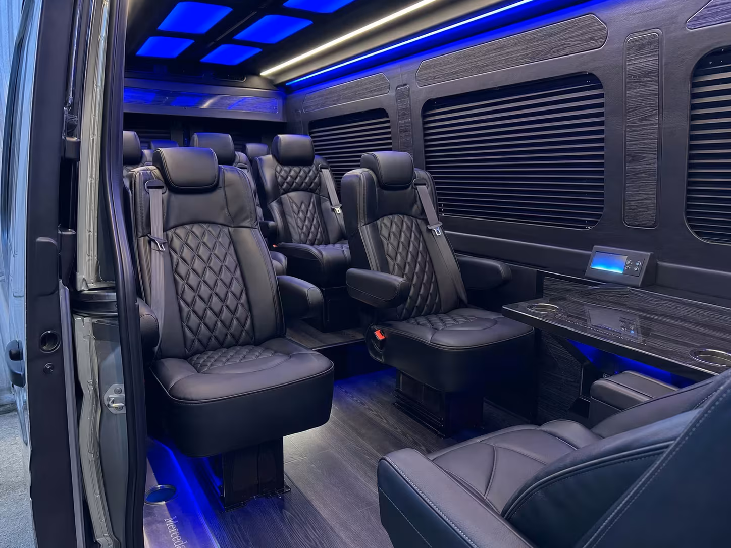sprinter van transportation for groups and events across tracy