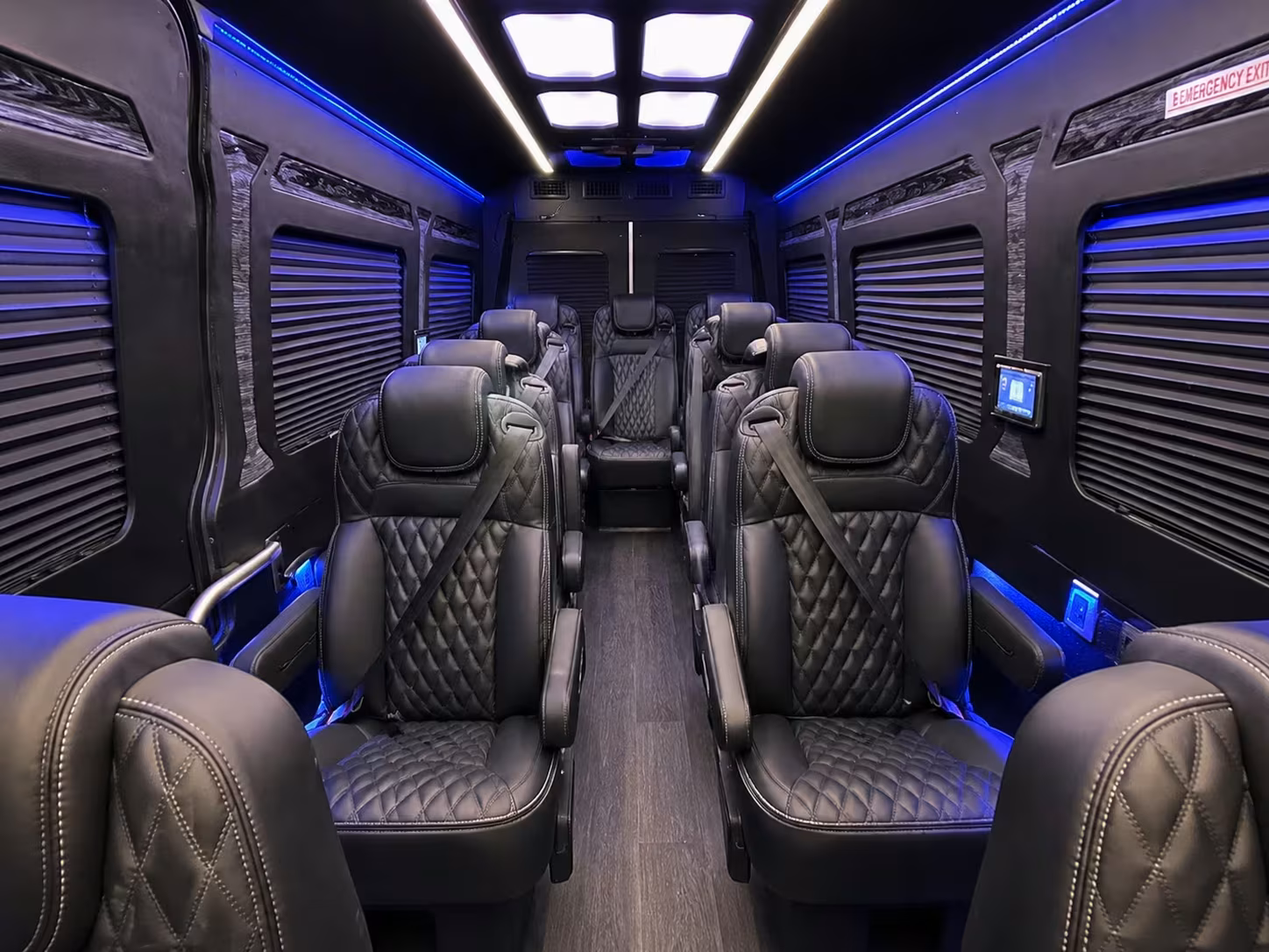 sprinter van with driver interior