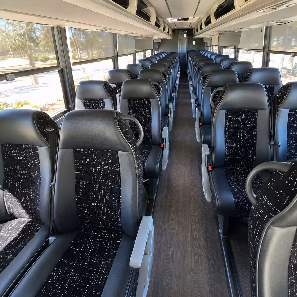 tracy 56 passenger charter bus rental