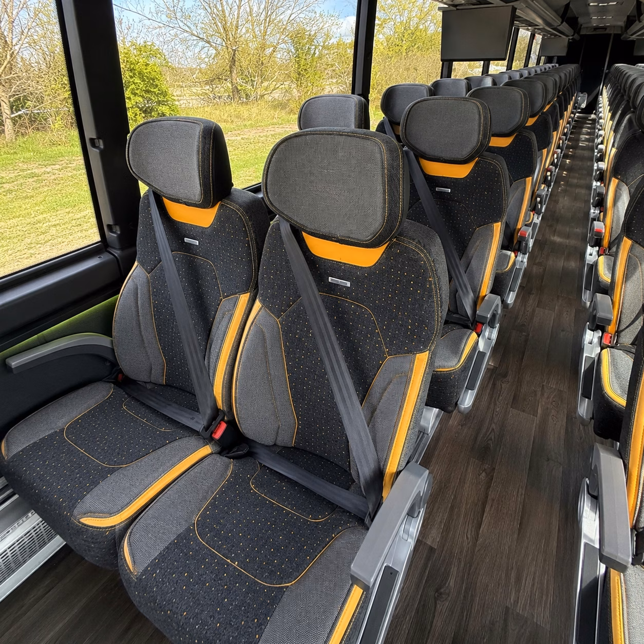 tracy charter bus rentals for school field trips